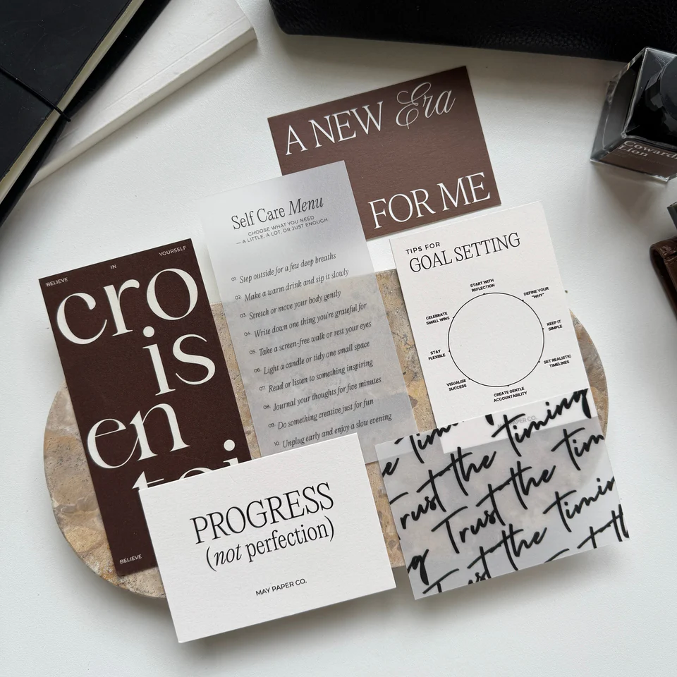 May Paper Co. Advent Collection Overview: Minimalist Stationery Countdown